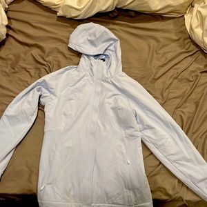 Kirkland blue raincoat. Small